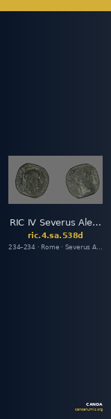 RIC IV Severus Alexander 538d — CANOA