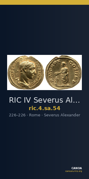 RIC IV Severus Alexander 54 — CANOA