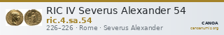 RIC IV Severus Alexander 54 — CANOA