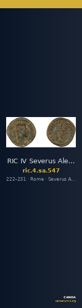 RIC IV Severus Alexander 547 — CANOA