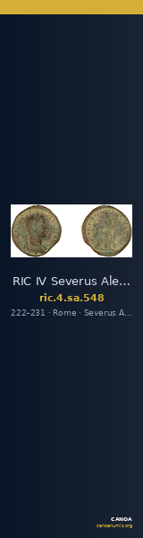 RIC IV Severus Alexander 548 — CANOA