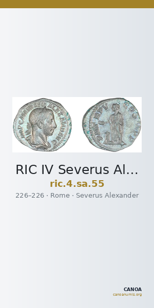 RIC IV Severus Alexander 55 — CANOA