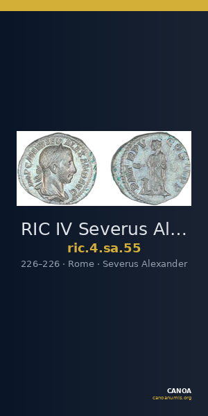 RIC IV Severus Alexander 55 — CANOA