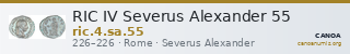 RIC IV Severus Alexander 55 — CANOA