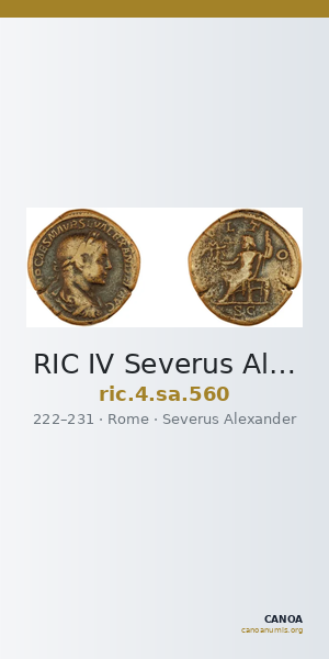 RIC IV Severus Alexander 560 — CANOA