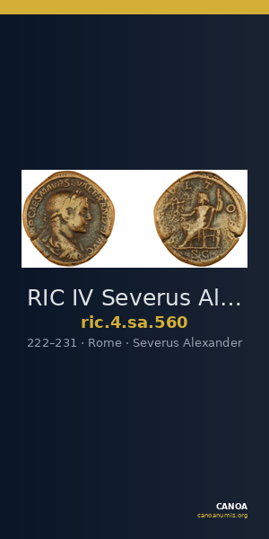 RIC IV Severus Alexander 560 — CANOA
