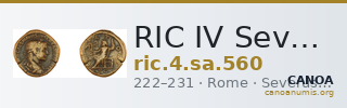 RIC IV Severus Alexander 560 — CANOA