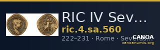 RIC IV Severus Alexander 560 — CANOA