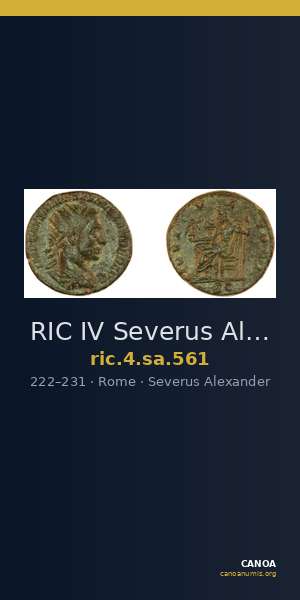 RIC IV Severus Alexander 561 — CANOA