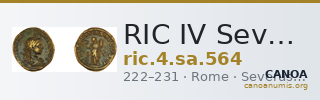 RIC IV Severus Alexander 564 — CANOA