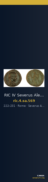 RIC IV Severus Alexander 569 — CANOA