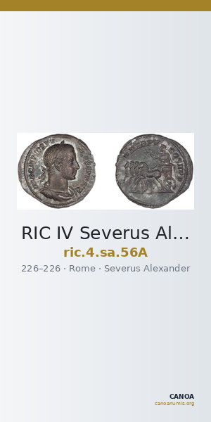 RIC IV Severus Alexander 56A — CANOA