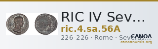 RIC IV Severus Alexander 56A — CANOA