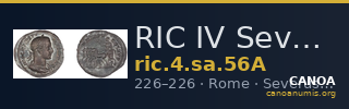 RIC IV Severus Alexander 56A — CANOA