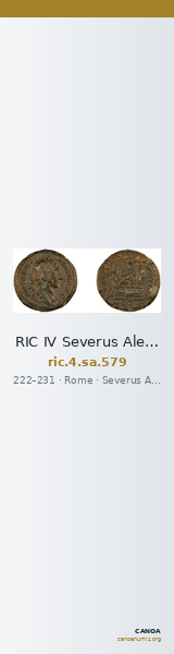 RIC IV Severus Alexander 579 — CANOA