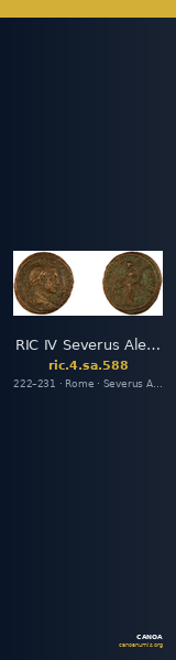 RIC IV Severus Alexander 588 — CANOA