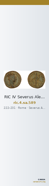 RIC IV Severus Alexander 589 — CANOA