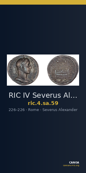 RIC IV Severus Alexander 59 — CANOA