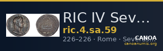 RIC IV Severus Alexander 59 — CANOA