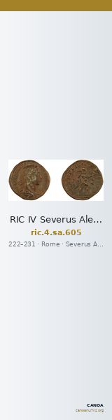 RIC IV Severus Alexander 605 — CANOA
