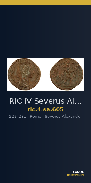 RIC IV Severus Alexander 605 — CANOA
