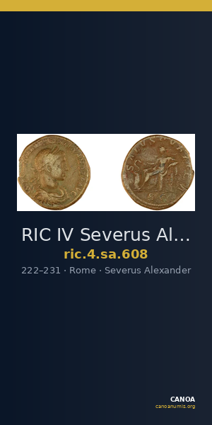 RIC IV Severus Alexander 608 — CANOA