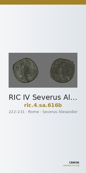 RIC IV Severus Alexander 616b — CANOA