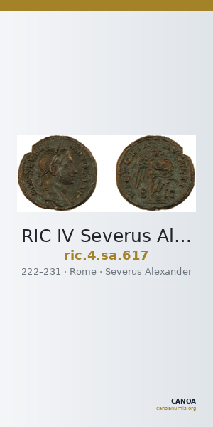 RIC IV Severus Alexander 617 — CANOA