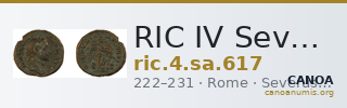 RIC IV Severus Alexander 617 — CANOA