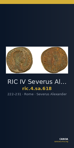 RIC IV Severus Alexander 618 — CANOA
