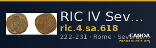 RIC IV Severus Alexander 618 — CANOA