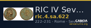 RIC IV Severus Alexander 622 — CANOA