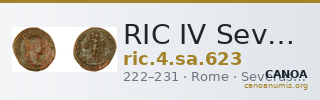 RIC IV Severus Alexander 623 — CANOA
