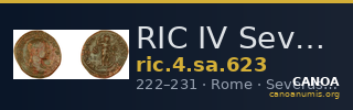 RIC IV Severus Alexander 623 — CANOA