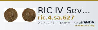 RIC IV Severus Alexander 627 — CANOA