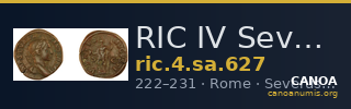 RIC IV Severus Alexander 627 — CANOA