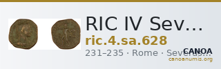 RIC IV Severus Alexander 628 — CANOA
