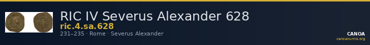 RIC IV Severus Alexander 628 — CANOA