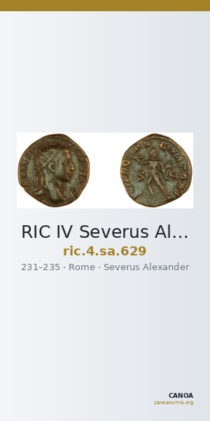 RIC IV Severus Alexander 629 — CANOA