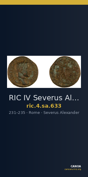 RIC IV Severus Alexander 633 — CANOA