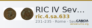 RIC IV Severus Alexander 633 — CANOA