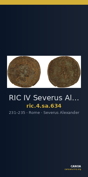 RIC IV Severus Alexander 634 — CANOA