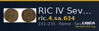 RIC IV Severus Alexander 634 — CANOA