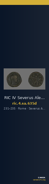 RIC IV Severus Alexander 635d — CANOA