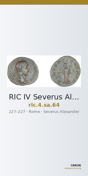 RIC IV Severus Alexander 64 — CANOA