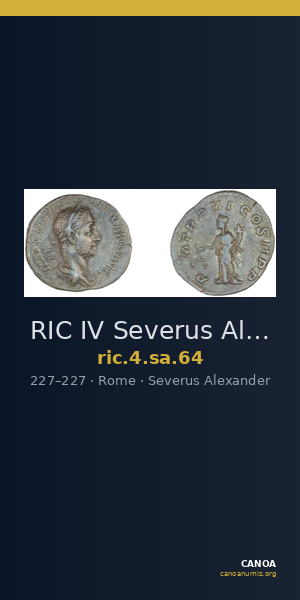 RIC IV Severus Alexander 64 — CANOA