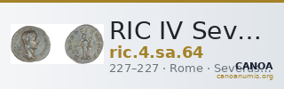 RIC IV Severus Alexander 64 — CANOA