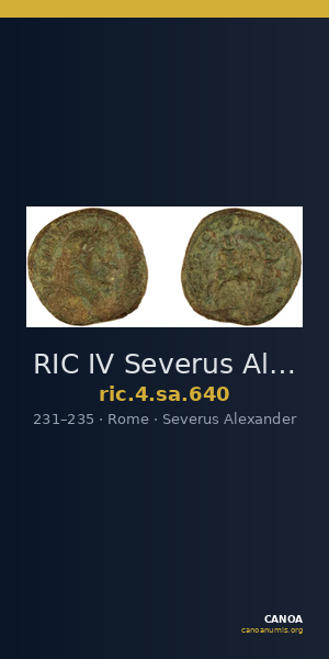 RIC IV Severus Alexander 640 — CANOA