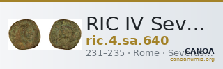RIC IV Severus Alexander 640 — CANOA