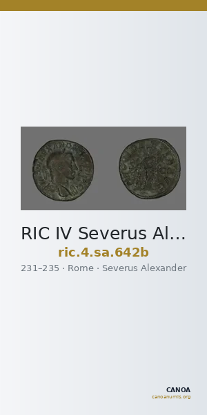 RIC IV Severus Alexander 642b — CANOA